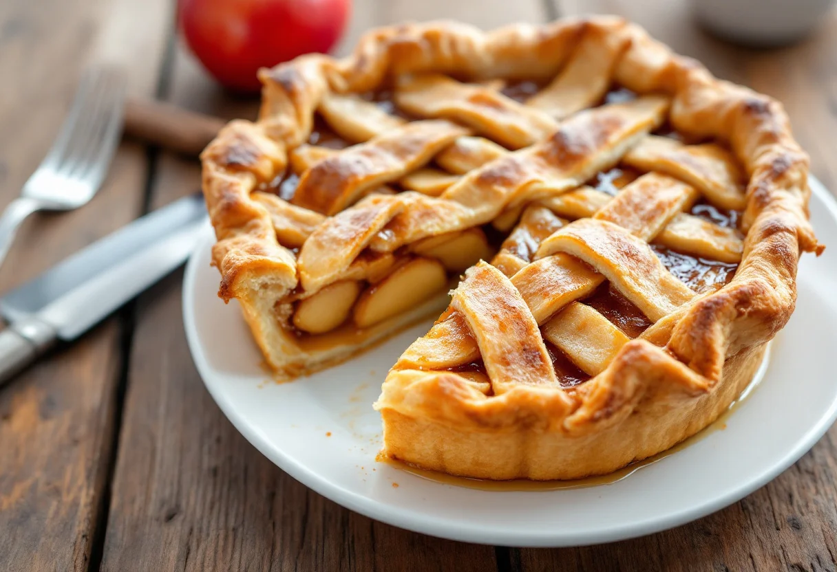 A photo of Apple Pie, a fruit dish from United States